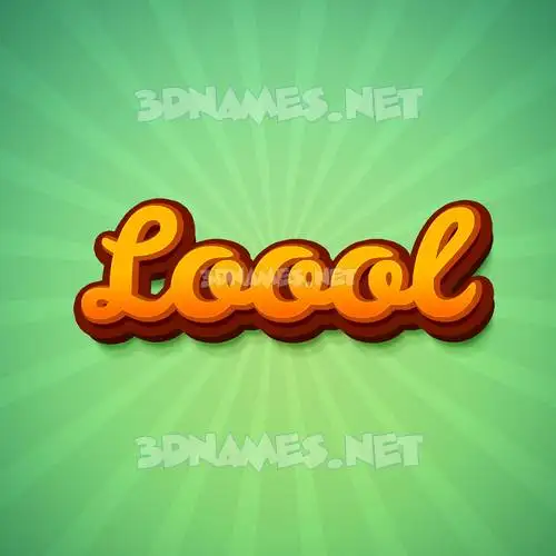 loool in Green Rays style - 3D name wallpaper loool in Green Rays style - 3D name wallpaper