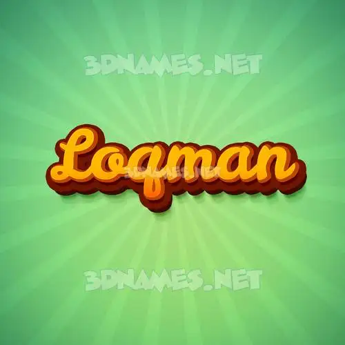 loqman in Green Rays style - 3D name wallpaper loqman in Green Rays style - 3D name wallpaper