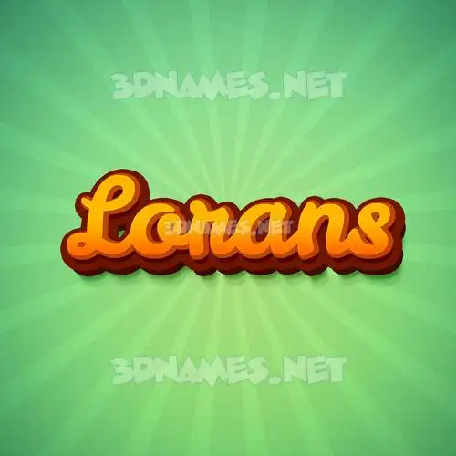 lorans in Green Rays style - 3D name wallpaper lorans in Green Rays style - 3D name wallpaper
