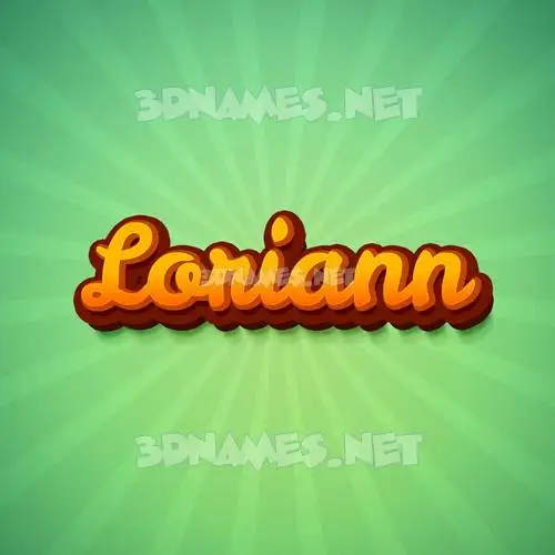 loriann in Green Rays style - 3D name wallpaper loriann in Green Rays style - 3D name wallpaper