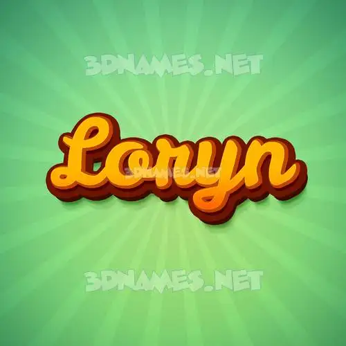 loryn in Green Rays style - 3D name wallpaper loryn in Green Rays style - 3D name wallpaper
