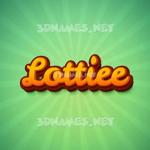 lottiee in Green Rays style - 3D name wallpaper lottiee in Green Rays style - 3D name wallpaper