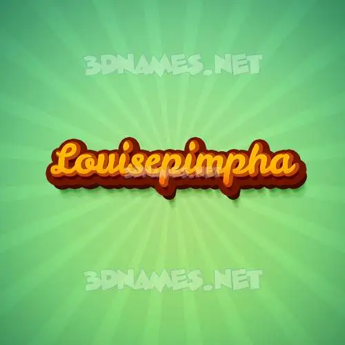 louisepimpha in Green Rays style - 3D name wallpaper louisepimpha in Green Rays style - 3D name wallpaper
