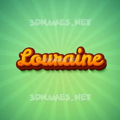 louraine in Green Rays style - 3D name wallpaper louraine in Green Rays style - 3D name wallpaper