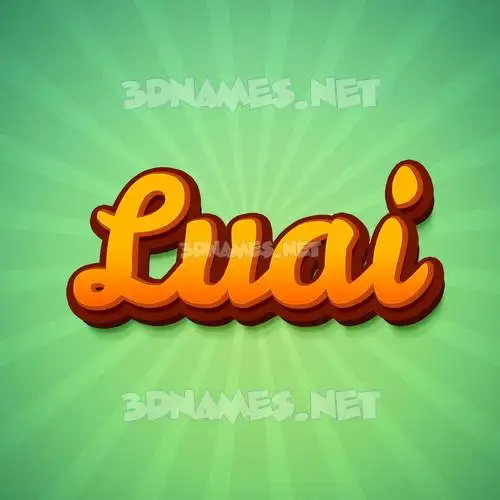 luai in Green Rays style - 3D name wallpaper luai in Green Rays style - 3D name wallpaper