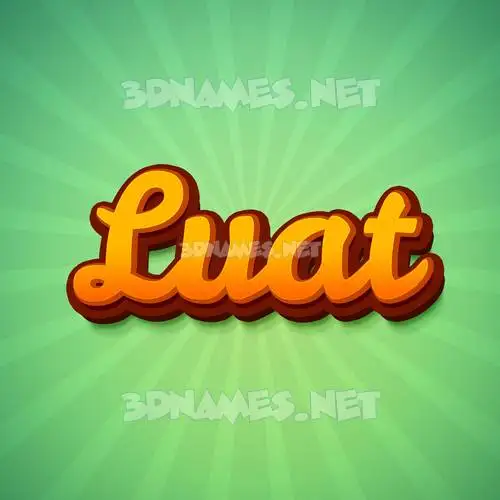 luat in Green Rays style - 3D name wallpaper luat in Green Rays style - 3D name wallpaper