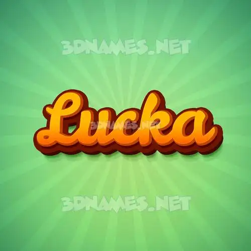 lucka in Green Rays style - 3D name wallpaper lucka in Green Rays style - 3D name wallpaper