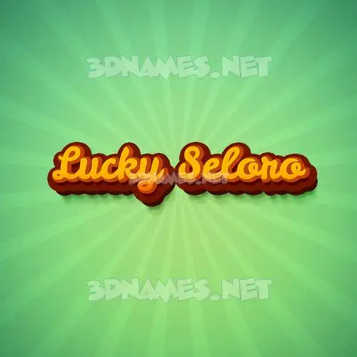 lucky seloro in Green Rays style - 3D name wallpaper lucky seloro in Green Rays style - 3D name wallpaper