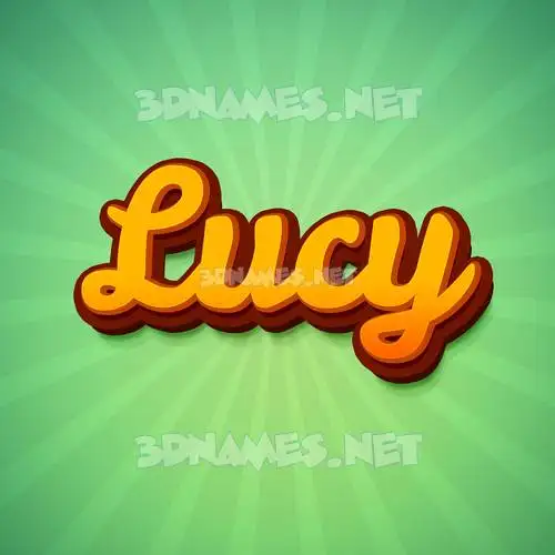 lucy in Green Rays style - 3D name wallpaper lucy in Green Rays style - 3D name wallpaper