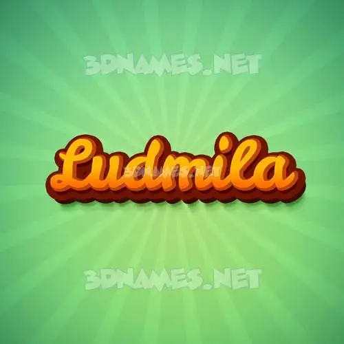 ludmila in Green Rays style - 3D name wallpaper ludmila in Green Rays style - 3D name wallpaper