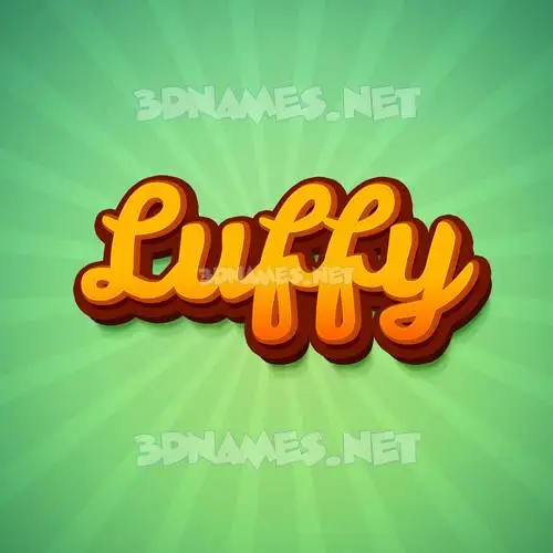 luffy in Green Rays style - 3D name wallpaper luffy in Green Rays style - 3D name wallpaper