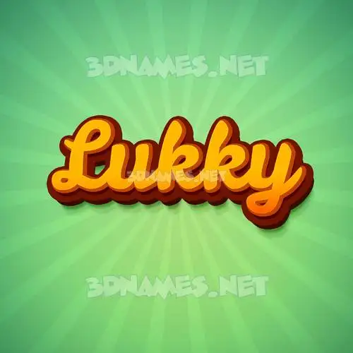 lukky in Green Rays style - 3D name wallpaper lukky in Green Rays style - 3D name wallpaper
