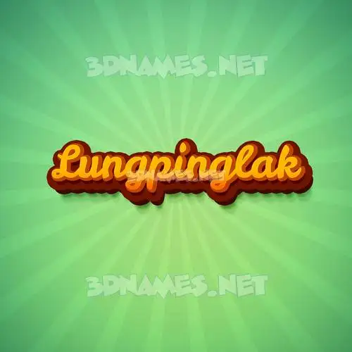 lungpinglak in Green Rays style - 3D name wallpaper lungpinglak in Green Rays style - 3D name wallpaper