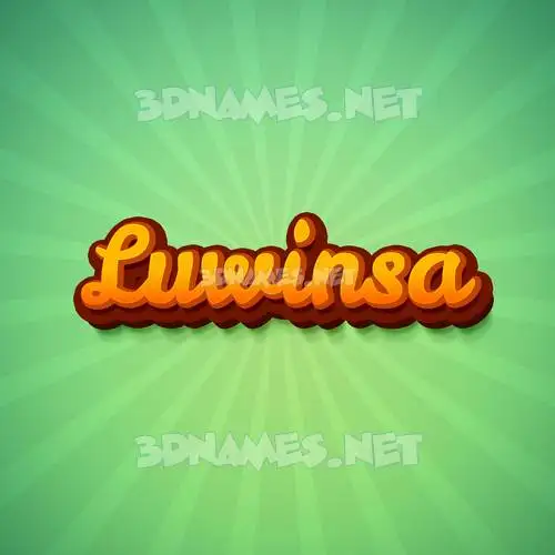 luwinsa in Green Rays style - 3D name wallpaper luwinsa in Green Rays style - 3D name wallpaper