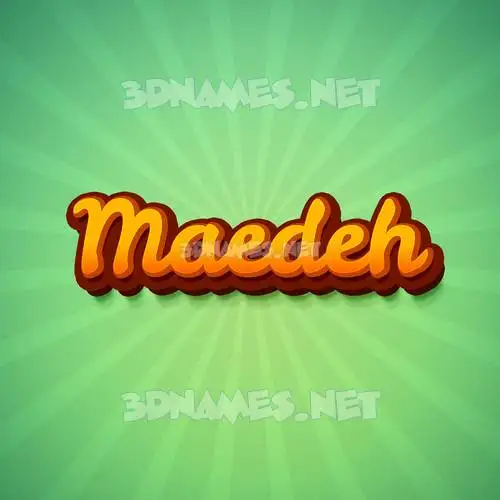 maedeh in Green Rays style - 3D name wallpaper maedeh in Green Rays style - 3D name wallpaper