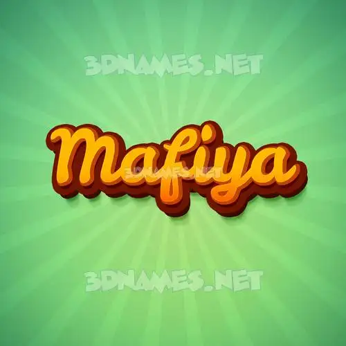 mafiya in Green Rays style - 3D name wallpaper mafiya in Green Rays style - 3D name wallpaper