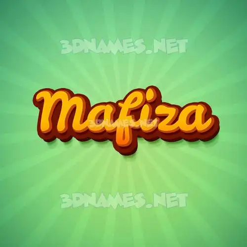 mafiza in Green Rays style - 3D name wallpaper mafiza in Green Rays style - 3D name wallpaper