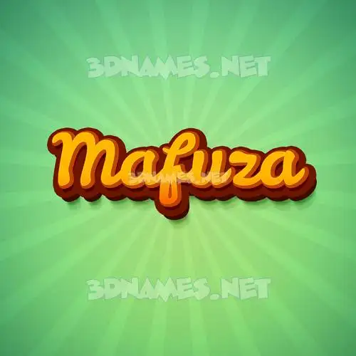 mafuza in Green Rays style - 3D name wallpaper mafuza in Green Rays style - 3D name wallpaper