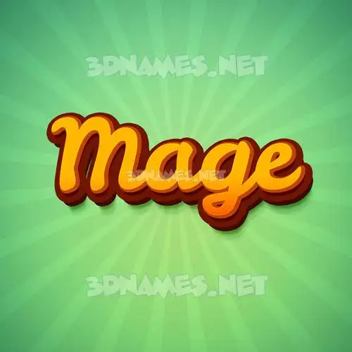 mage in Green Rays style - 3D name wallpaper mage in Green Rays style - 3D name wallpaper