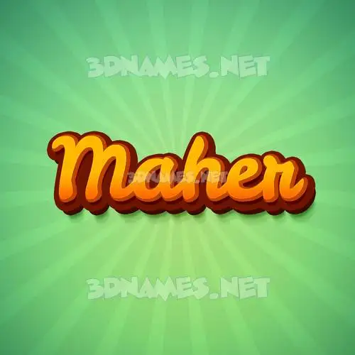 maher in Green Rays style - 3D name wallpaper maher in Green Rays style - 3D name wallpaper