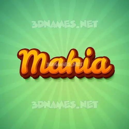 mahia in Green Rays style - 3D name wallpaper mahia in Green Rays style - 3D name wallpaper