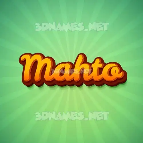 mahto in Green Rays style - 3D name wallpaper mahto in Green Rays style - 3D name wallpaper