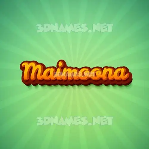 maimoona in Green Rays style - 3D name wallpaper maimoona in Green Rays style - 3D name wallpaper
