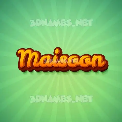 maisoon in Green Rays style - 3D name wallpaper maisoon in Green Rays style - 3D name wallpaper