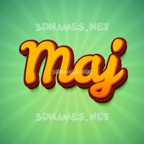 maj in Green Rays style - 3D name wallpaper maj in Green Rays style - 3D name wallpaper
