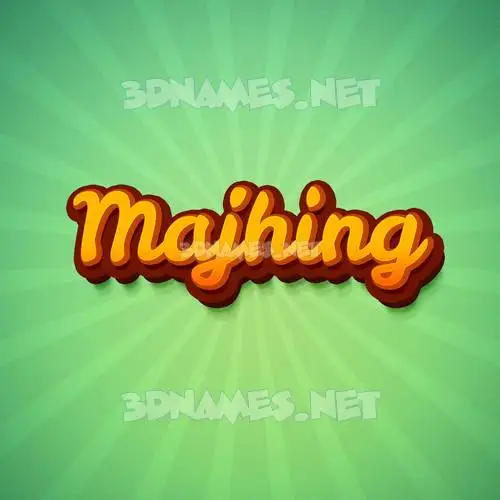 majhing in Green Rays style - 3D name wallpaper majhing in Green Rays style - 3D name wallpaper