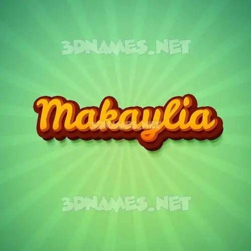 makaylia in Green Rays style - 3D name wallpaper makaylia in Green Rays style - 3D name wallpaper