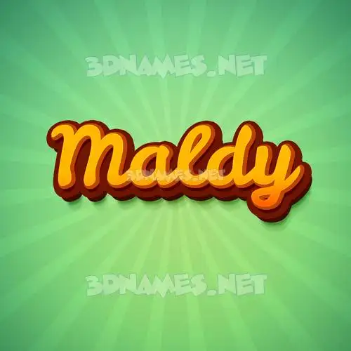 maldy in Green Rays style - 3D name wallpaper maldy in Green Rays style - 3D name wallpaper