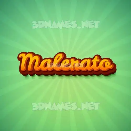 malerato in Green Rays style - 3D name wallpaper malerato in Green Rays style - 3D name wallpaper