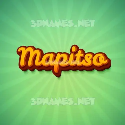 mapitso in Green Rays style - 3D name wallpaper mapitso in Green Rays style - 3D name wallpaper