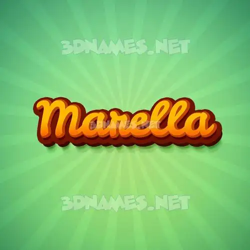 marella in Green Rays style - 3D name wallpaper marella in Green Rays style - 3D name wallpaper