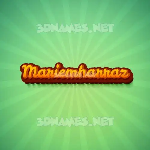 mariemharraz in Green Rays style - 3D name wallpaper mariemharraz in Green Rays style - 3D name wallpaper