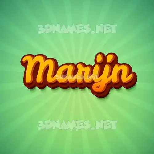 marijn in Green Rays style - 3D name wallpaper marijn in Green Rays style - 3D name wallpaper