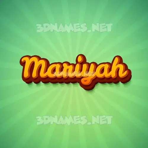 mariyah in Green Rays style - 3D name wallpaper mariyah in Green Rays style - 3D name wallpaper