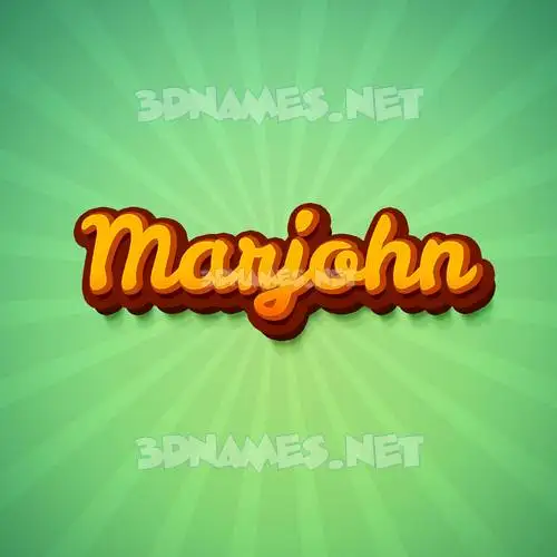 marjohn in Green Rays style - 3D name wallpaper marjohn in Green Rays style - 3D name wallpaper