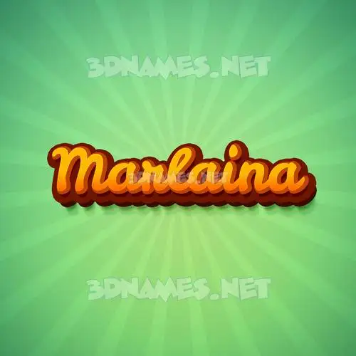 marlaina in Green Rays style - 3D name wallpaper marlaina in Green Rays style - 3D name wallpaper