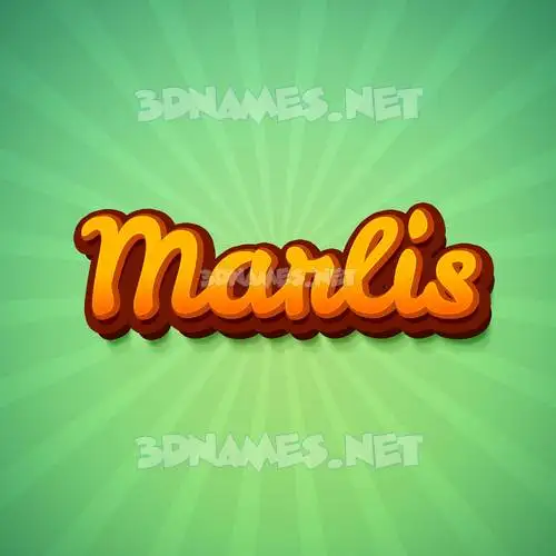 marlis in Green Rays style - 3D name wallpaper marlis in Green Rays style - 3D name wallpaper