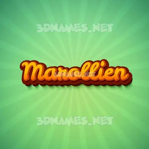 marollien in Green Rays style - 3D name wallpaper marollien in Green Rays style - 3D name wallpaper