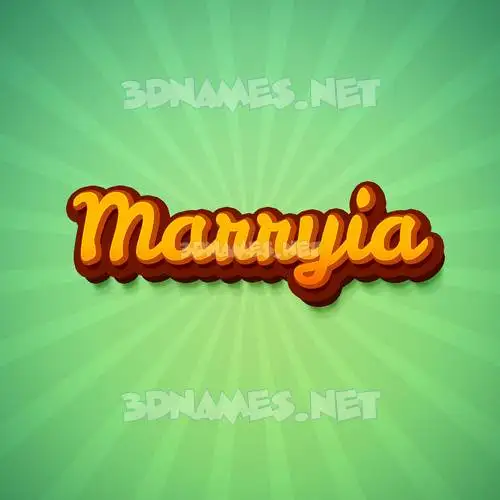 marryia in Green Rays style - 3D name wallpaper marryia in Green Rays style - 3D name wallpaper