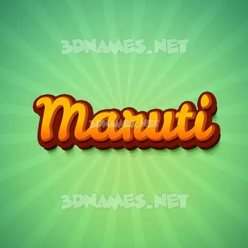 maruti in Green Rays style - 3D name wallpaper maruti in Green Rays style - 3D name wallpaper