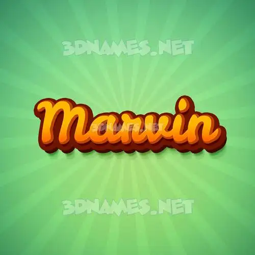 marvin in Green Rays style - 3D name wallpaper marvin in Green Rays style - 3D name wallpaper