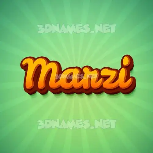 marzi in Green Rays style - 3D name wallpaper marzi in Green Rays style - 3D name wallpaper