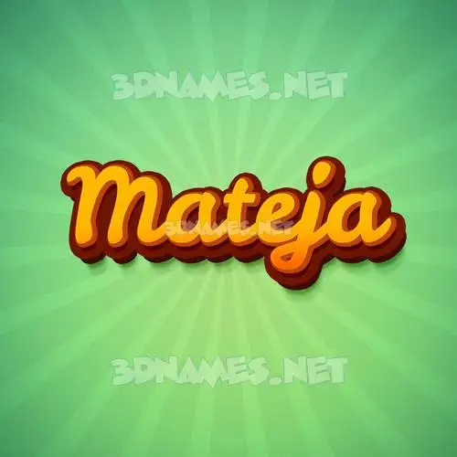 mateja in Green Rays style - 3D name wallpaper mateja in Green Rays style - 3D name wallpaper