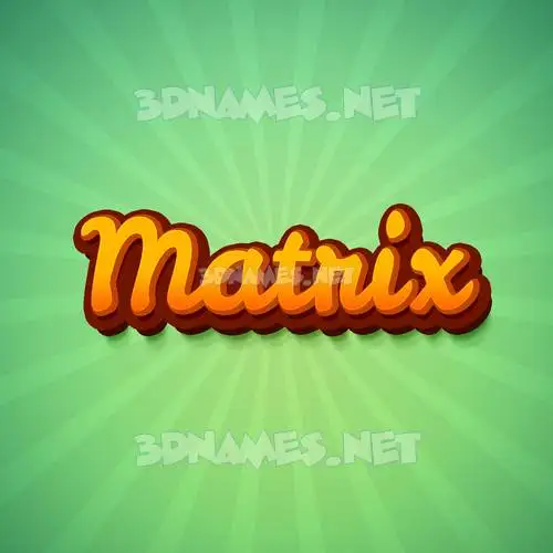 matrix in Green Rays style - 3D name wallpaper matrix in Green Rays style - 3D name wallpaper