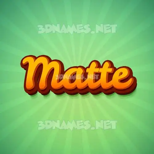 matte in Green Rays style - 3D name wallpaper matte in Green Rays style - 3D name wallpaper