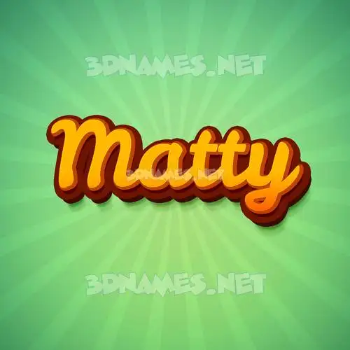 matty in Green Rays style - 3D name wallpaper matty in Green Rays style - 3D name wallpaper